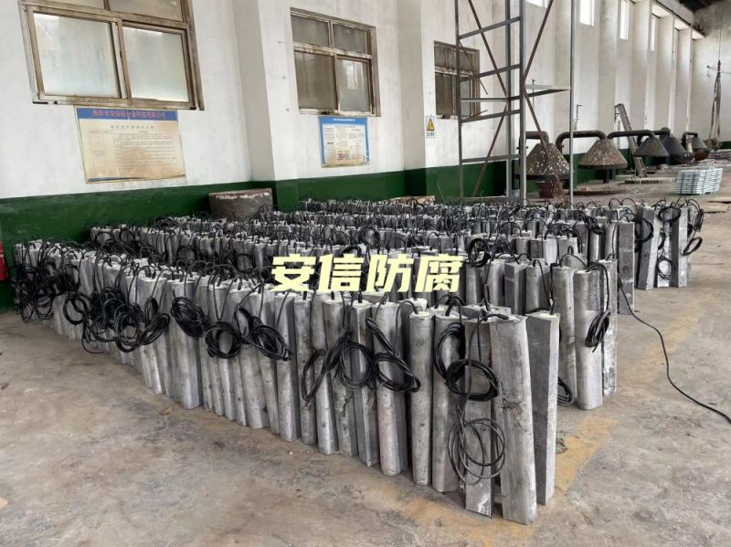 我公司鎂陽極，鋁合金陽極，鋁犧牲陽極，鎂陽極，鎂合金犧牲陽極在呼和浩特煉油廠的使用被評為優(yōu) 秀生產(chǎn)商
